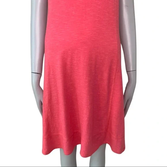 HORNY TOAD Seahorse Racerback Casual Knit Dress Bright Pink Fuchsia Sporty - Picture 4 of 14